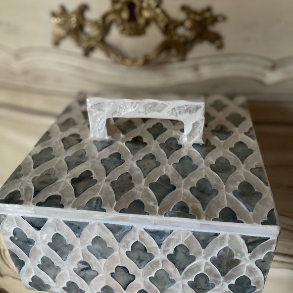 Beautiful Moroccan tile style large jewelry box NWT - Picture 12 of 16